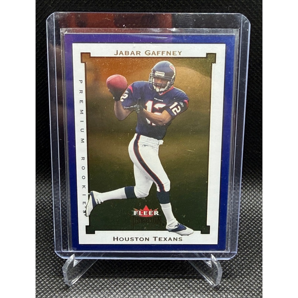 2002 Fleer Premium Jabar Gaffney Houston Texans Rookie RC 1121/1250 #156